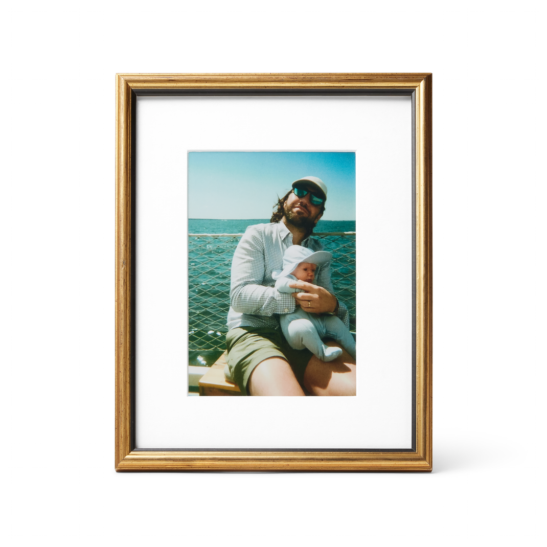 Black and gold frame