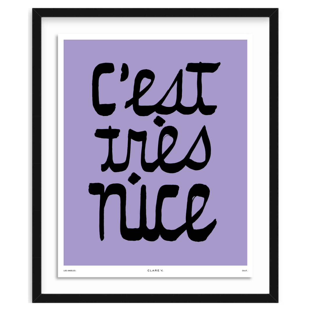 Purple print